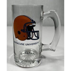Syracuse University Glass Beer Mug Stein Cup - 5.5” Tall